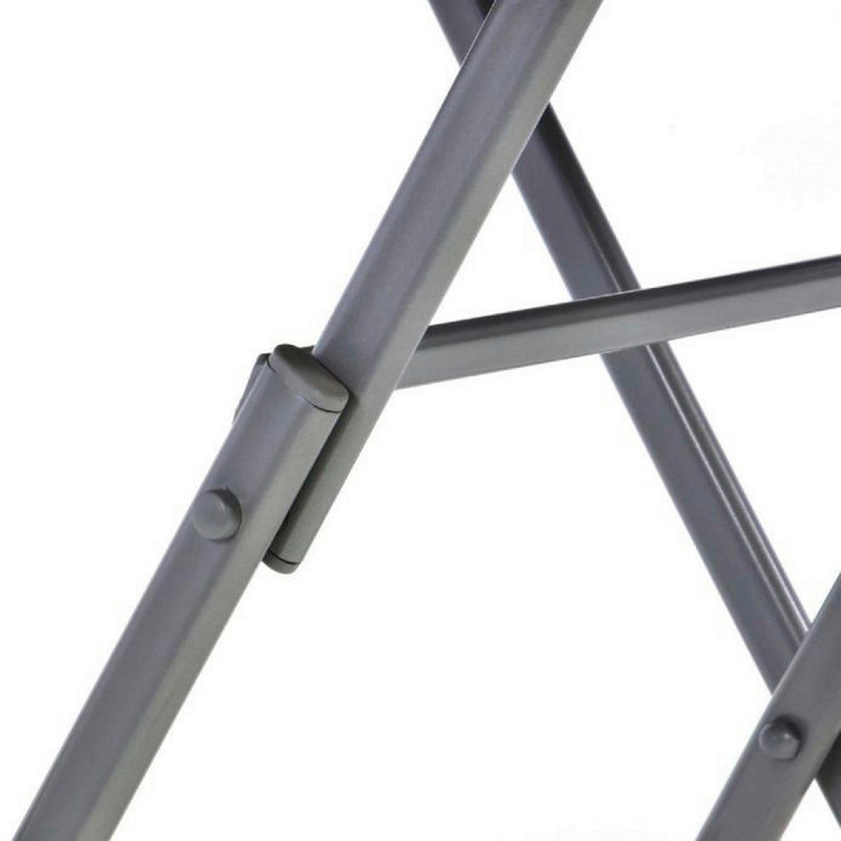 VCM Gartensitzgruppe schwarz Stahl B/H/T: ca. 56x105x65 cm Gartensitzgruppe_3tlg. - schwarz (56,00/105,00/65,00cm) - VCM