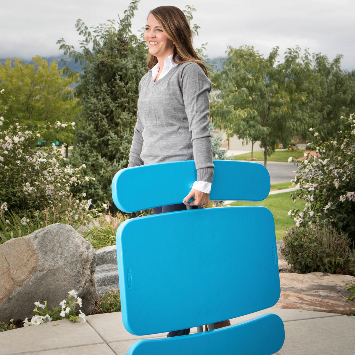 Lifetime Picknickgarnitur Kids blau Kunststoff B/H/L: ca. 90x53x83 cm Kids - blau (83,00/90,00/53,00cm) - Lifetime