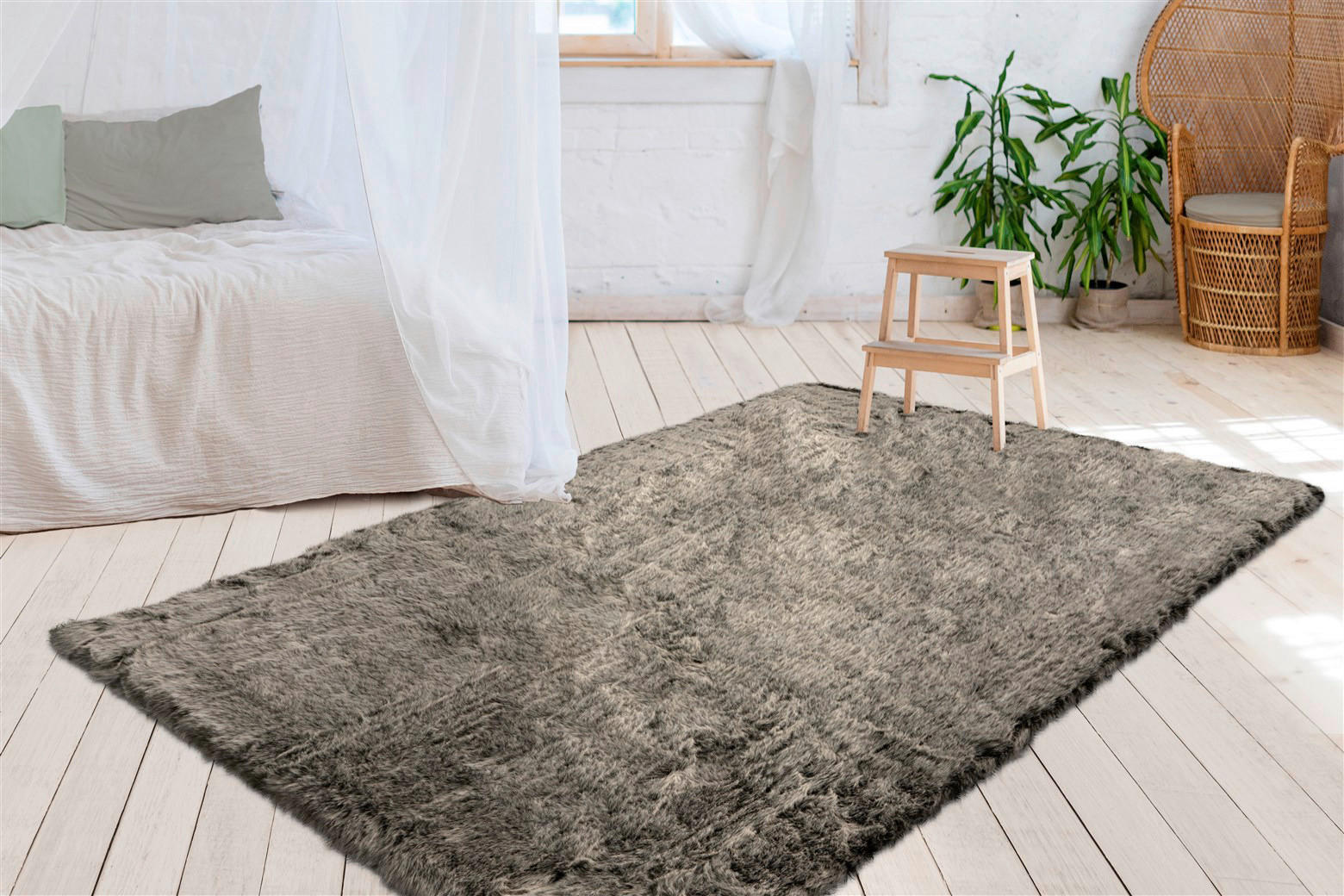 me gusta Hochflorteppich Tender 125 grün B/H/L: ca. 80x5,2x150 cm Tender 125 - grün (150,00/80,00/5,20cm) - me gusta