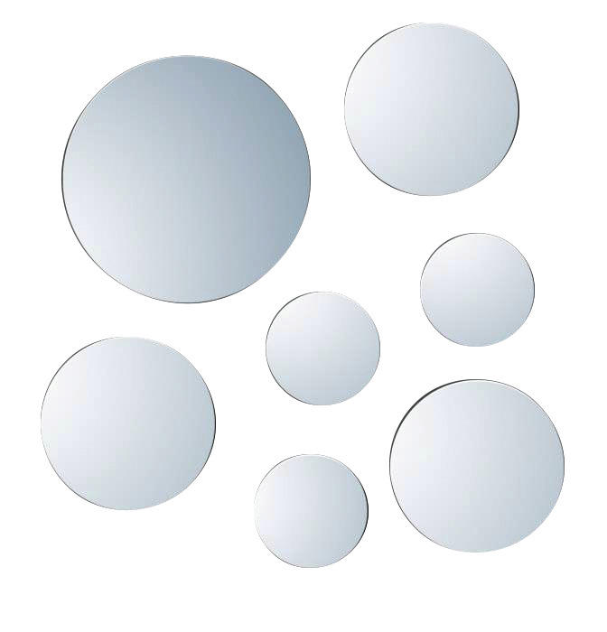 Wandspiegel-set Circle Grau Circle - grau