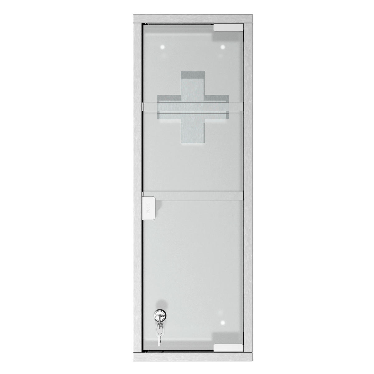 kleankin Medizinschrank silber Polypropylen B/H/L: ca. 12x20x58 cm Medizinschrank - silber (58,00/12,00/20,00cm) - kleankin