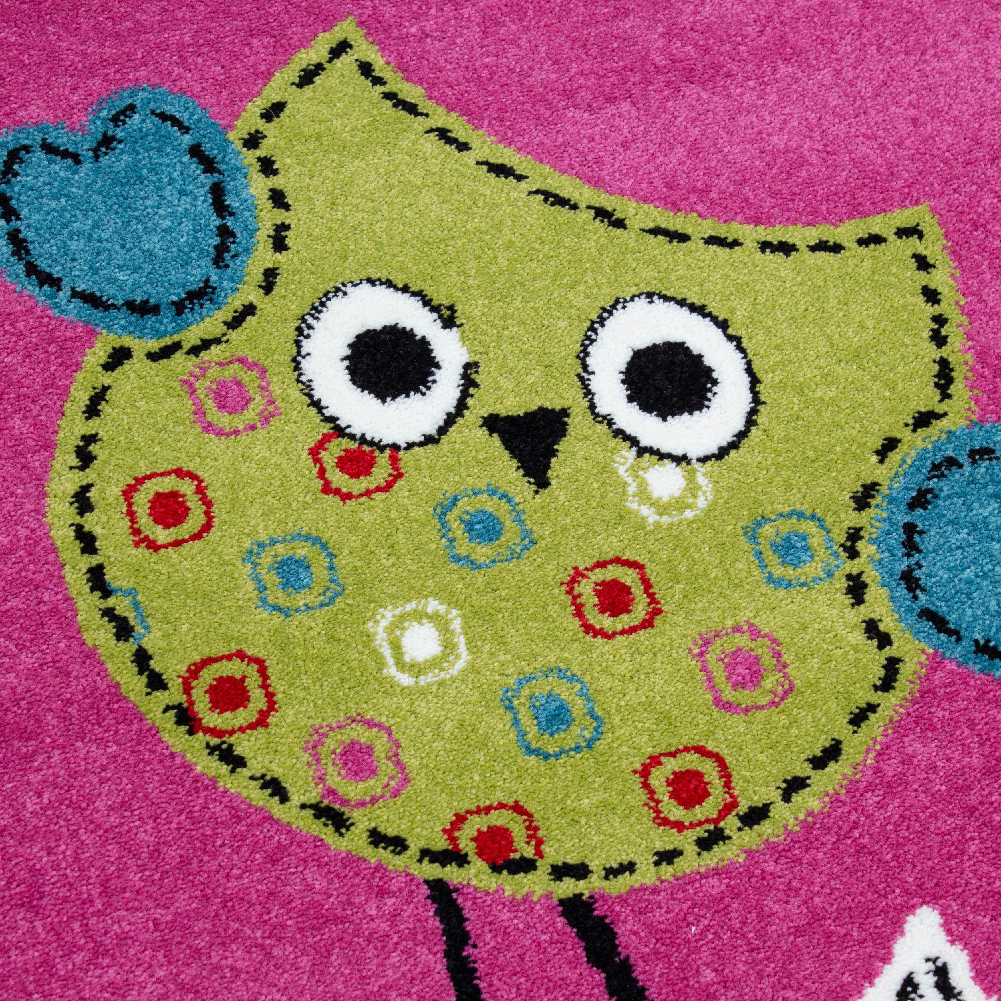 Ayyildiz Teppich KIDS lila B/L: ca. 120x170 cm KIDS - lila (120,00/170,00cm) - Ayyildiz