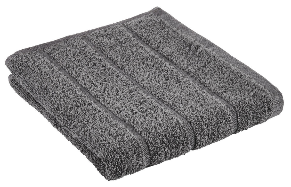 Handtuch Liliane Liliane - anthrazit (50,00/90,00cm) - POCOline