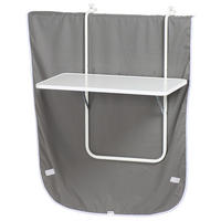 Alco Tisch weiß Kunststoff B/H/L: ca. 40x50x60 cm Balkonhängetisch - weiß (60,00/40,00/50,00cm) - Alco