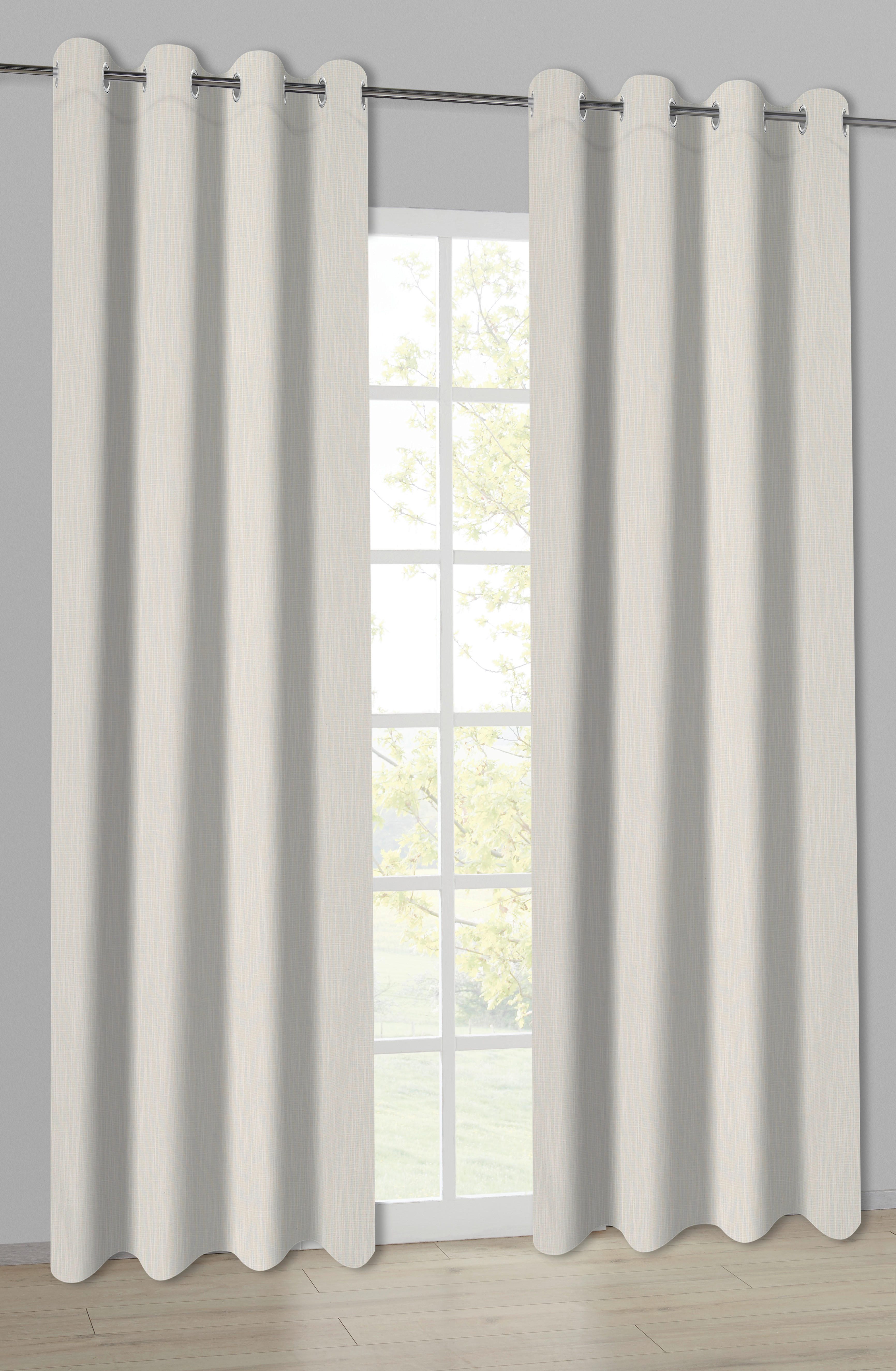 Ösenvorhang Savina champagner B/L: ca. 140x245 cm Savina - champagner (140,00/245,00cm)