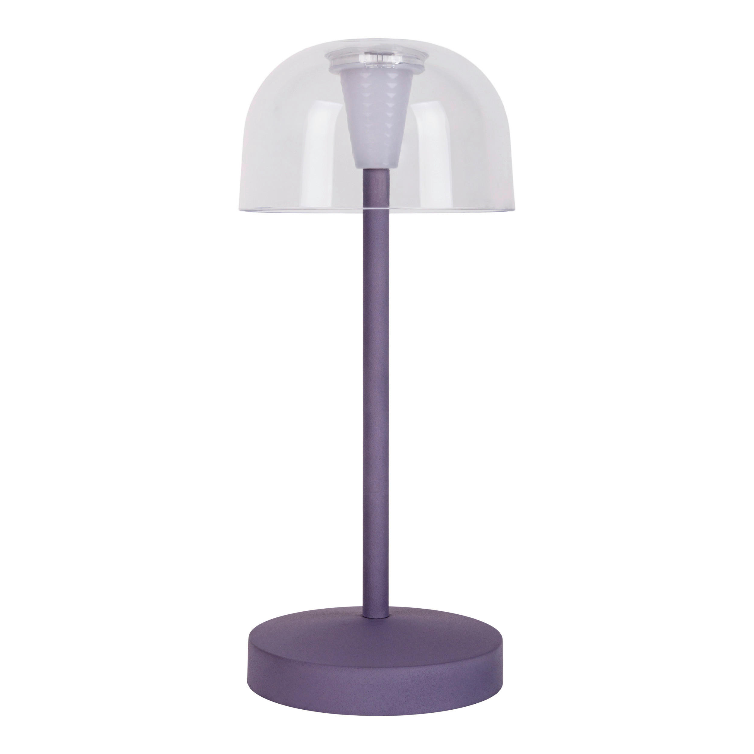 Thumbnail - LED-Außentischleuchte violett B/H/T/D: ca. 8x18,5x8x8 cm