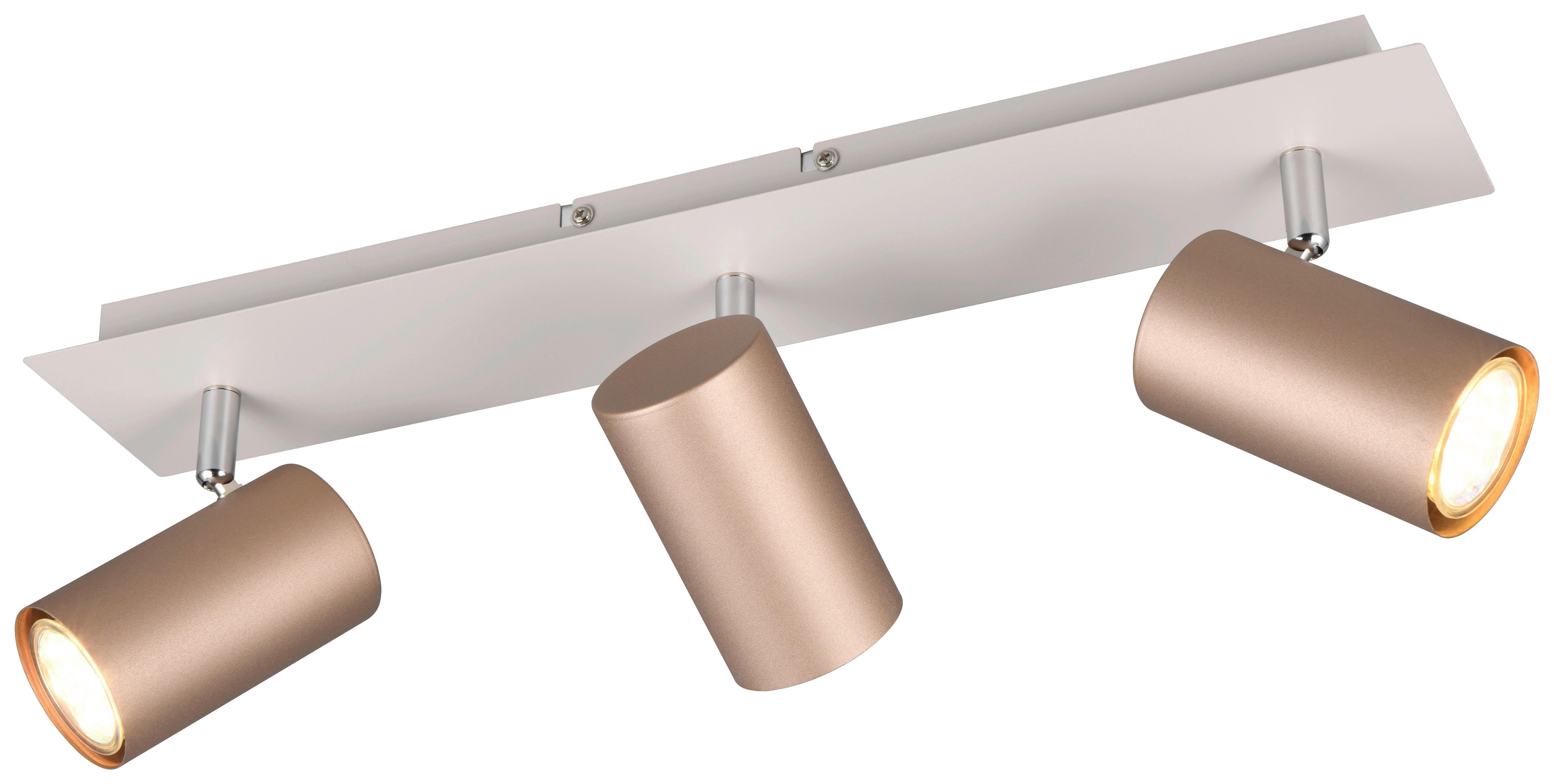 Reality Leuchten Spots kaffee B/H/L: ca. 48x15x9 cm null 3 Brennstellen Spot_Marley_3 - kaffee (9,00/48,00/15,00cm) - Reality Leuchten