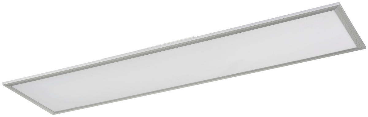 POCOline Deckenpanel Plano weiß silber Kunststoff Aluminium B/H/L: ca. 30x7x120 cm LED-Deckenpanel_Plano - weiß/silber (120,00/30,00/7,00cm) - POCOline