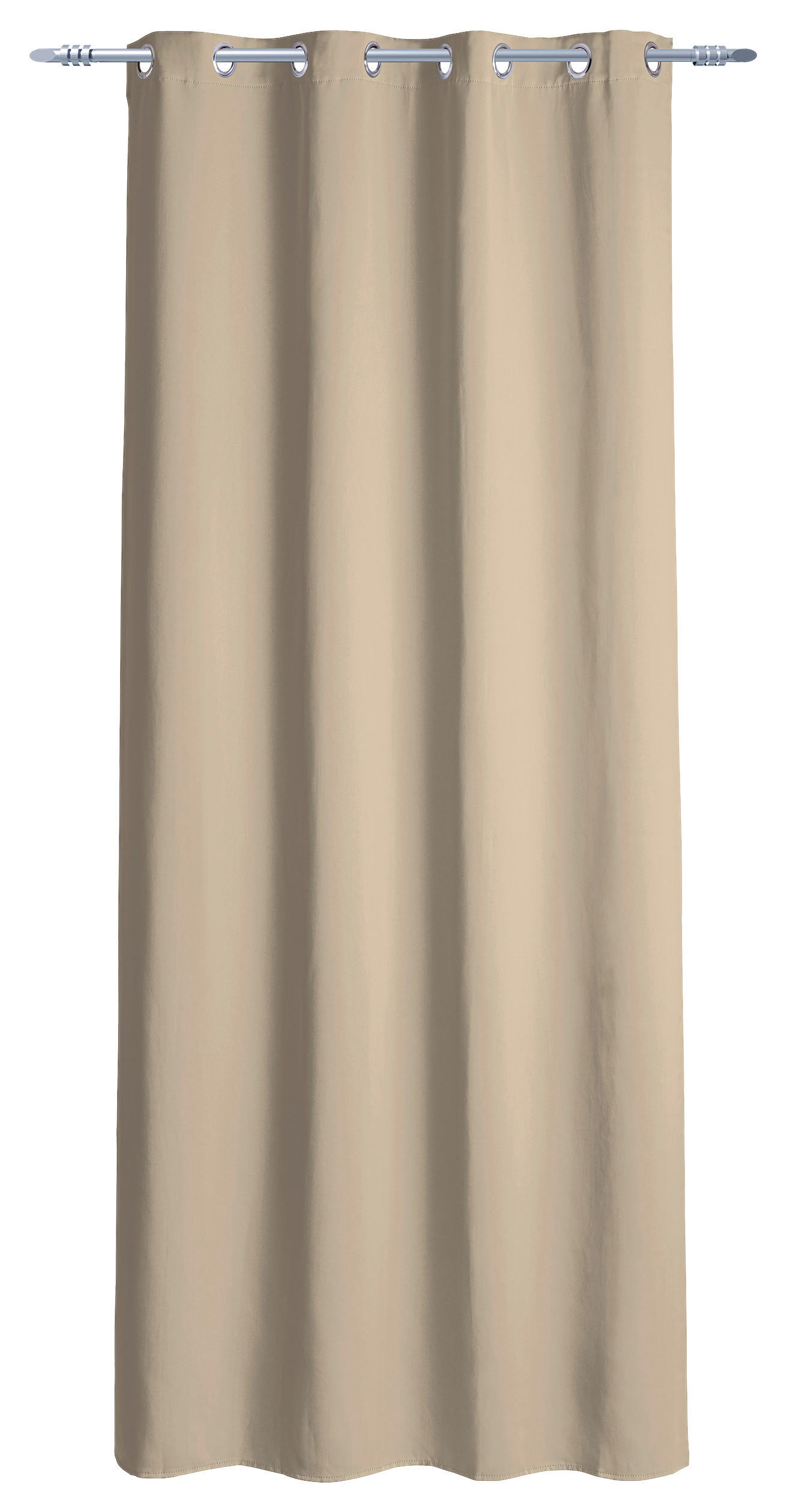 Ösenvorhang Verona sand B/L: ca. 140x245 cm Verona - sand (140,00/245,00cm)