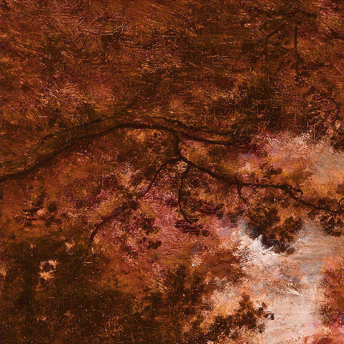 Komar Fototapete Autumna Rosso B/L: ca. 200x280 cm Autumna Rosso - (200,00/280,00cm) - Komar