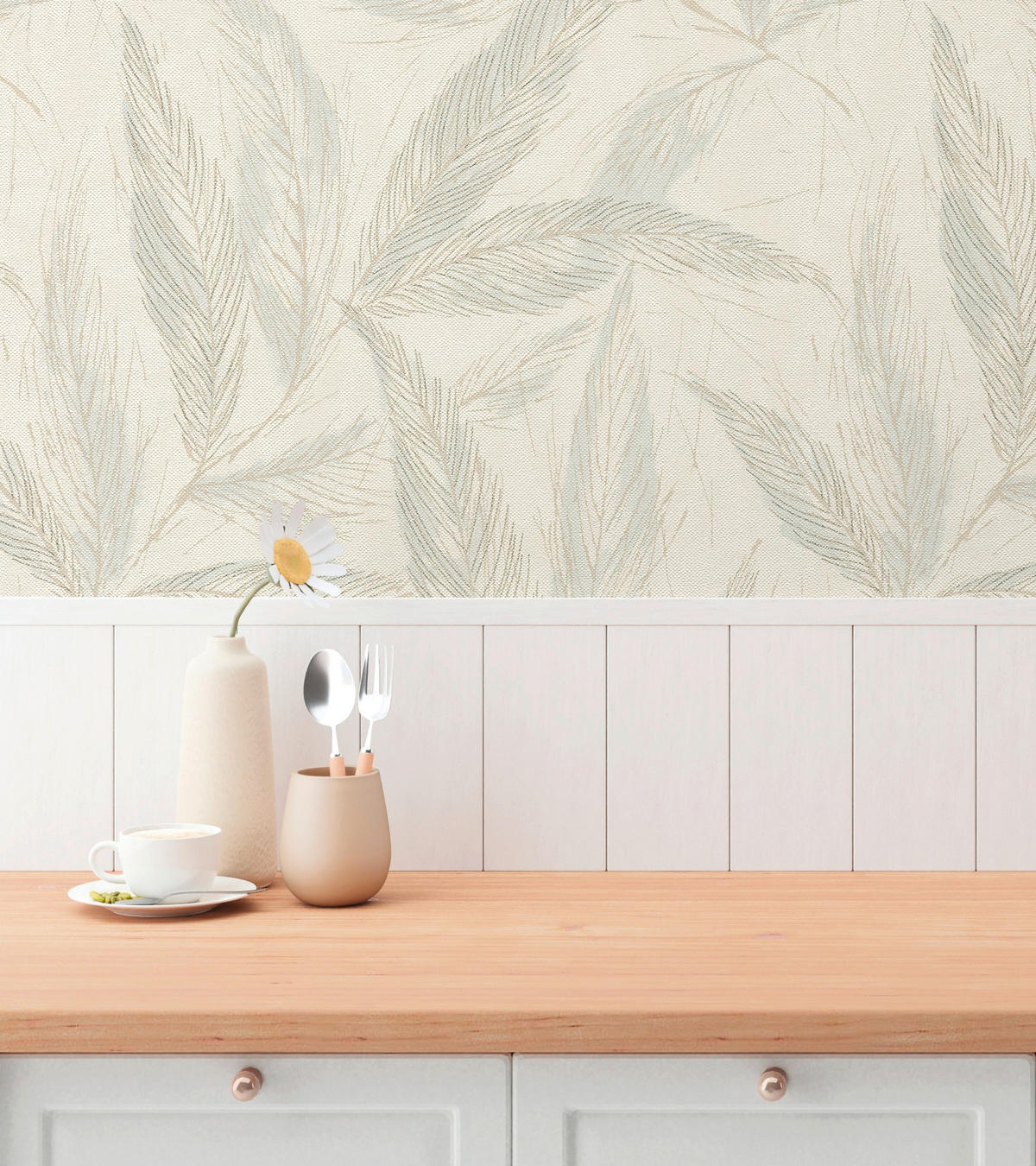 A.S.Création Vliestapete grau creme weiß B/H/D: ca. 53x1005x9,3 cm Vliestapete - weiß/creme (9,30/1005,00cm) - A.S.Creation