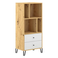Regal BILBAO Eiche Artisan Nachbildung B/H/T: ca. 63,4x135,2x40 cm BILBAO - Eiche (63,40/135,20/40,00cm) - WIPMEB