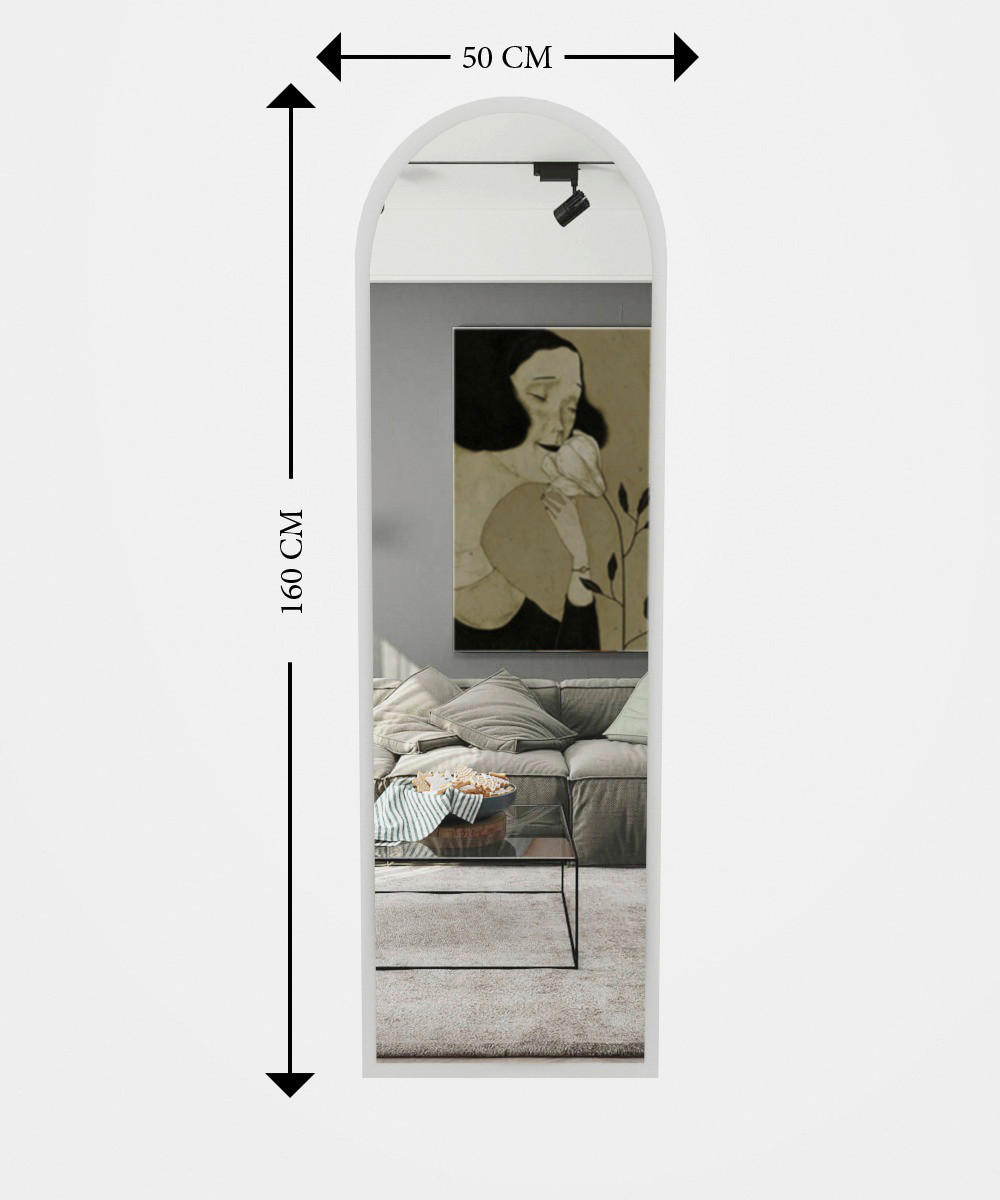 Standspiegel Ema Glas B/H/T: ca. 50x160x2,2 cm Ema - (50,00/160,00/2,20cm) - moebel17