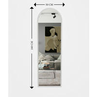 Standspiegel Ema Glas B/H/T: ca. 50x160x2,2 cm Ema - (50,00/160,00/2,20cm) - moebel17