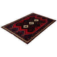 PersaTepp Teppich Afshar beige B/H/L: ca. 162x1x233 cm Afshar - blau/beige (233,00/162,00/1,00cm) - PersaTepp