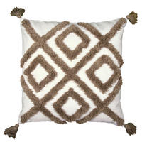 Dekokissen Dekokissen_Diamant 45x45natur/braun - braun/natur (45,00/45,00cm)