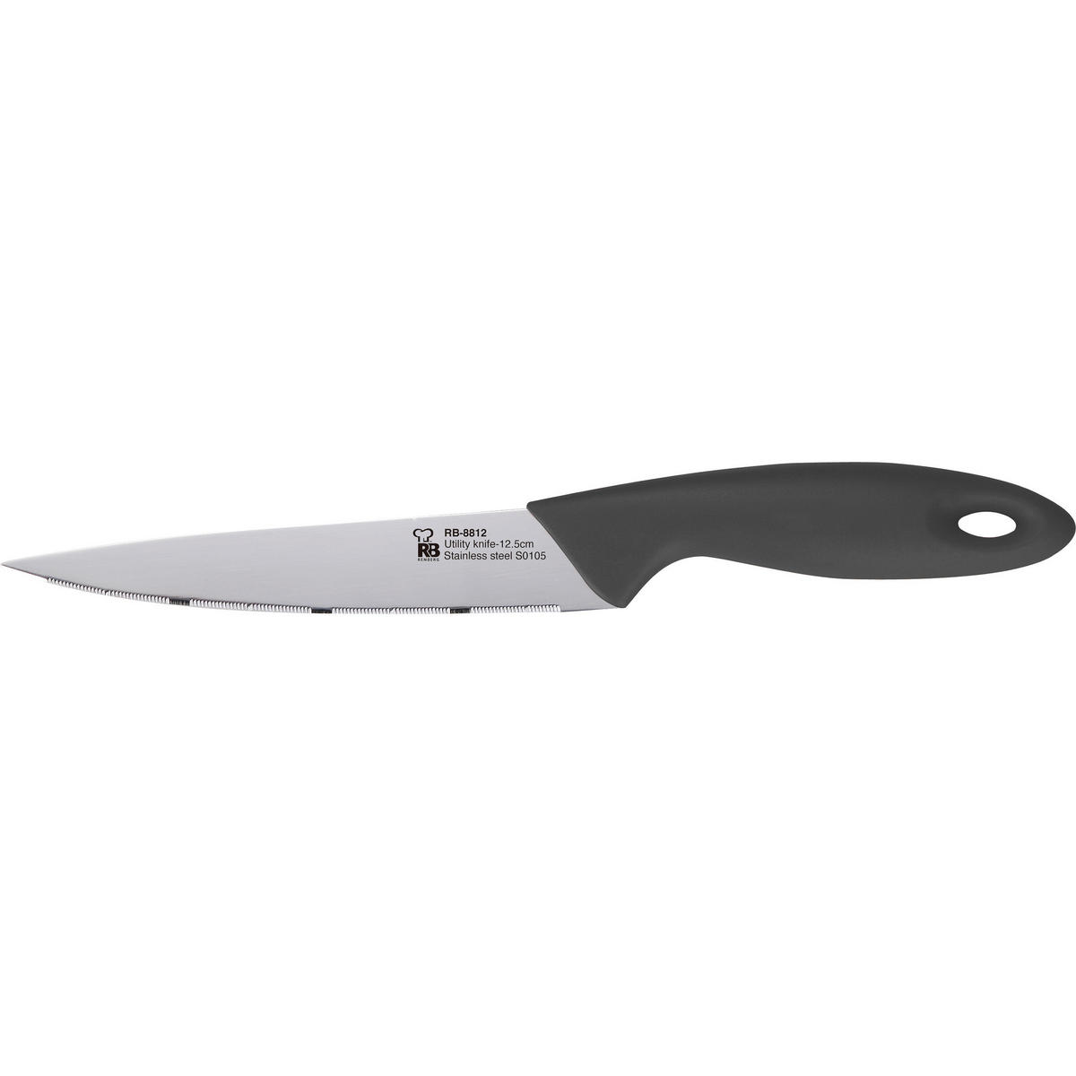 RENBERG Messerset Dresde schwarz Edelstahl 6 tlg. Dresde - schwarz - RENBERG