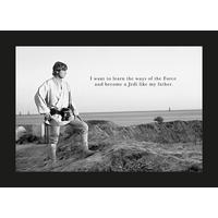 Komar Poster Star Wars Classic Luke Quote Star Wars - Classic B/L: ca. 70x50 cm Star Wars Classic Luke Quote - (70,00/50,00cm) - Komar