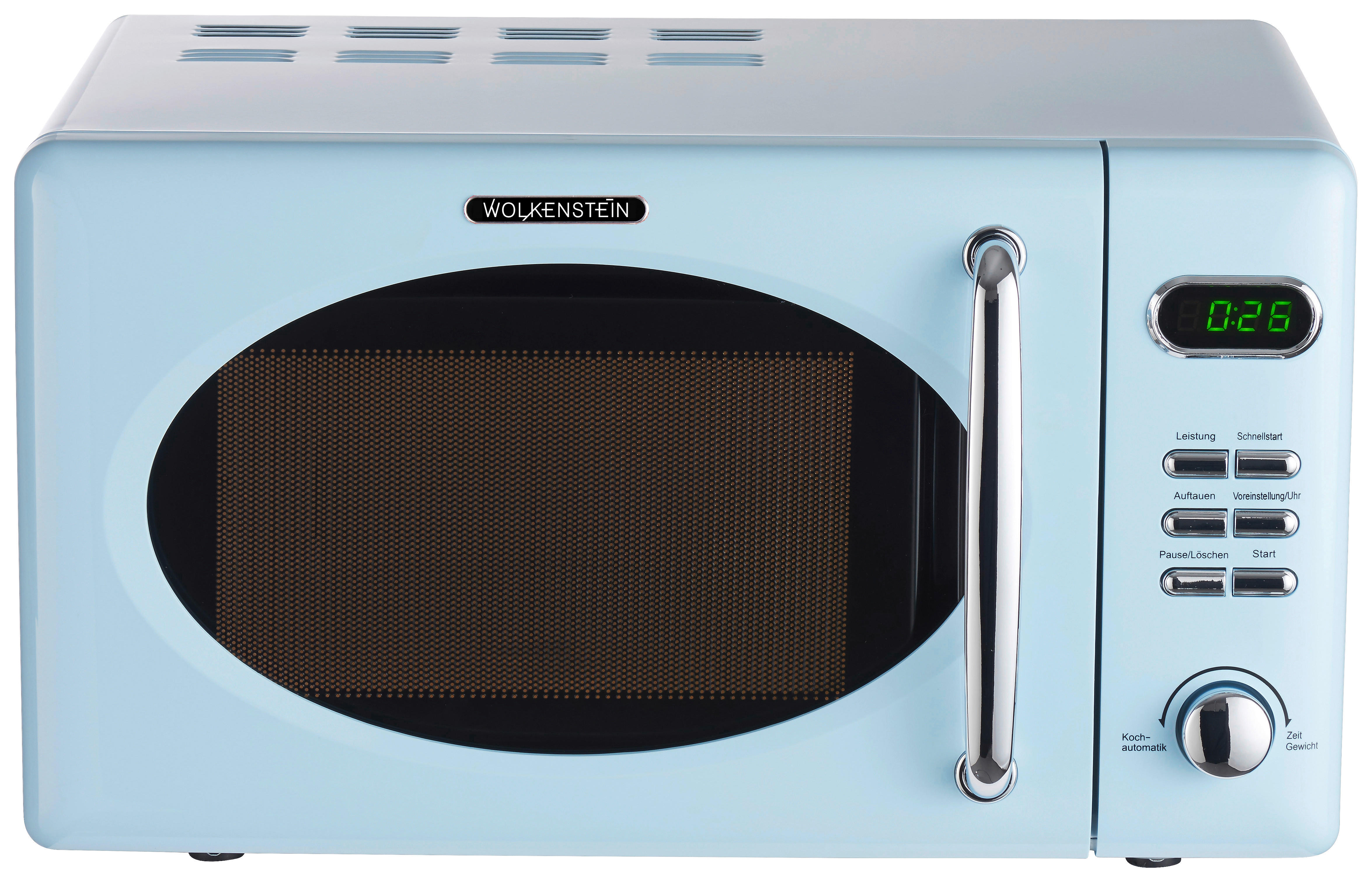 Wolkenstein Mikrowelle WMW720 LB Mikrowelle WMW720 LB - blau (45,10/25,60/36,10cm) - Wolkenstein