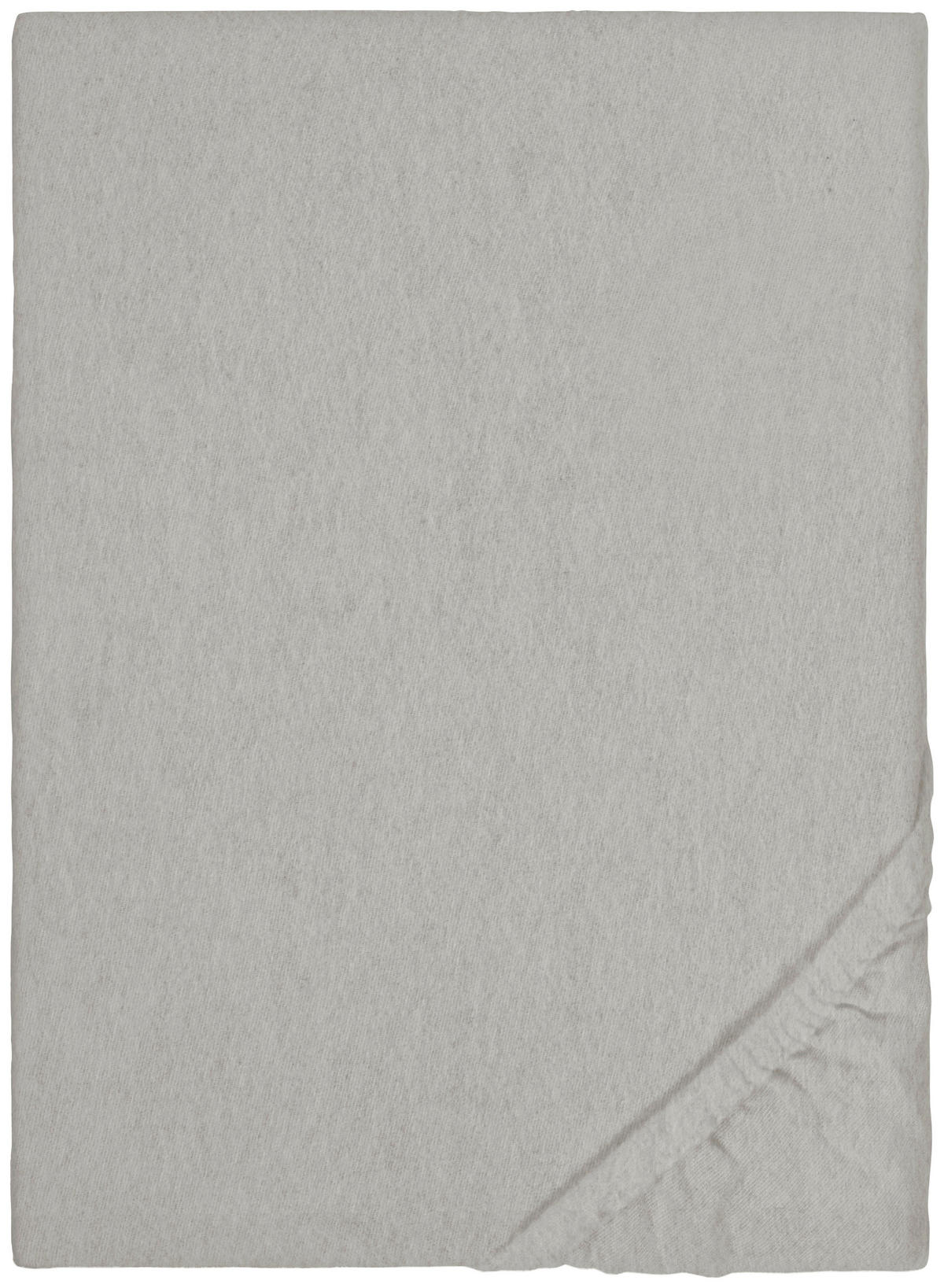 Spannbetttuch Flanell Spannbetttuch_Flanell 180-200x200 - grau (180,00/200,00cm)