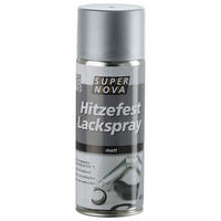 Super-Nova Lackspray Hitzefest silber seidenmatt ca. 0,4 l Lackspray-Hitzefest 400ml - silber (400ml) - Super-Nova