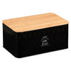 Kesper Brotkasten schwarz Kunststoff B/H/L: ca. 28x13x18 cm Brotbox - natur/schwarz (18,00/28,00/13,00cm) - Kesper