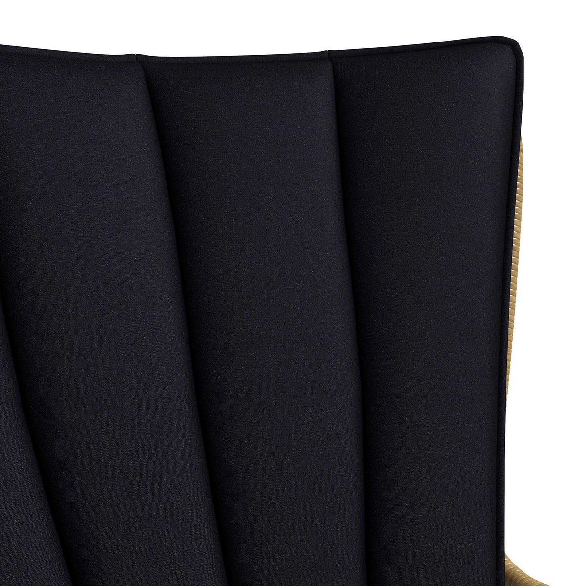 Outsunny Bistro-Set schwarz Polyrattan B/H/L: ca. 68x95x78 cm Bistro-Set - schwarz (78,00/68,00/95,00cm) - Outsunny