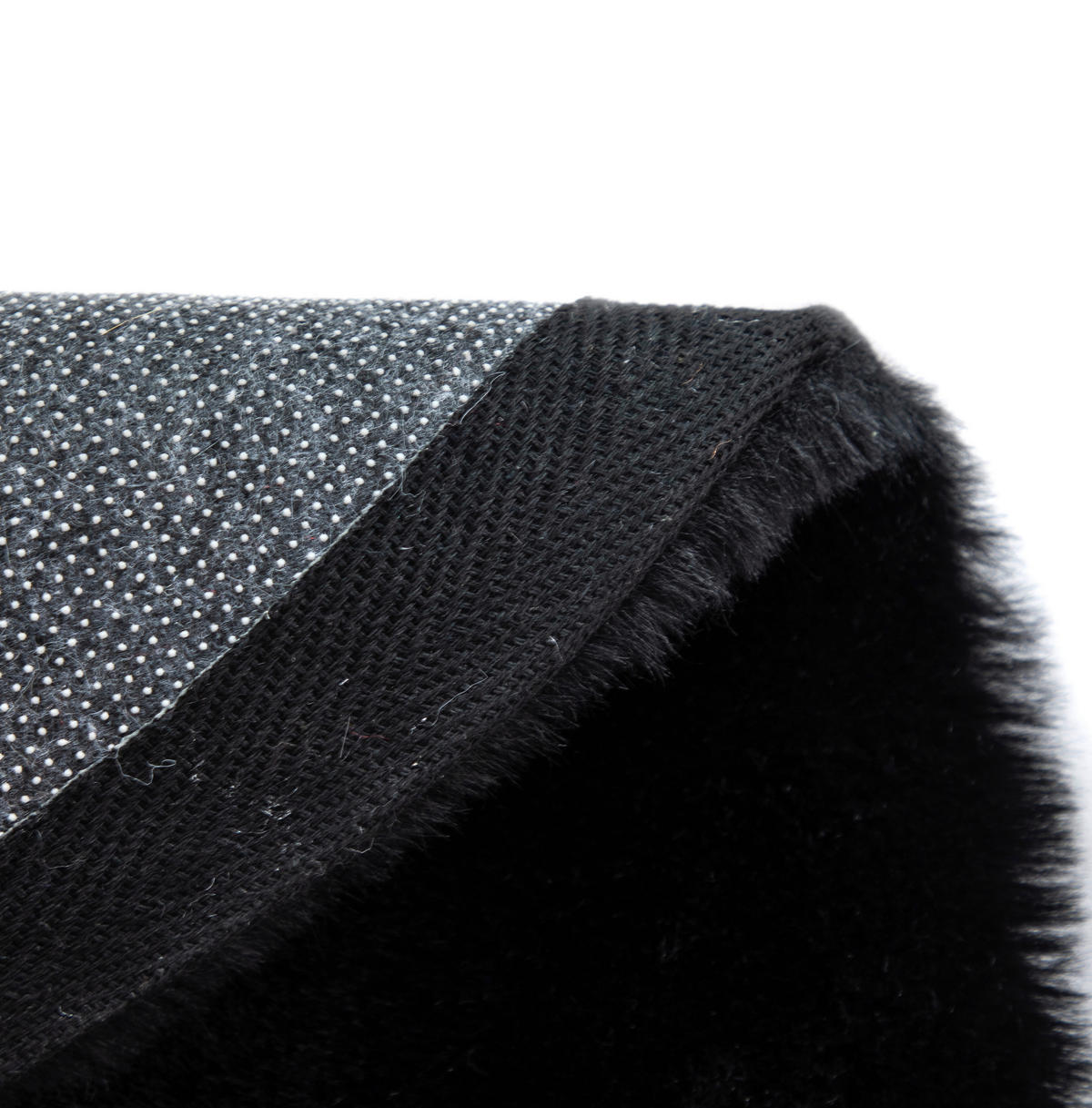 Teppich Softy schwarz D: ca. 80 cm Softy - schwarz (80,00cm)