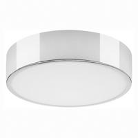 Lamkur Deckenleuchte Chrom Stahl B/H/L: ca. 37x8x37 cm E27 2 Brennstellen DANTE - Chrom (37,00/37,00/8,00cm) - Lamkur