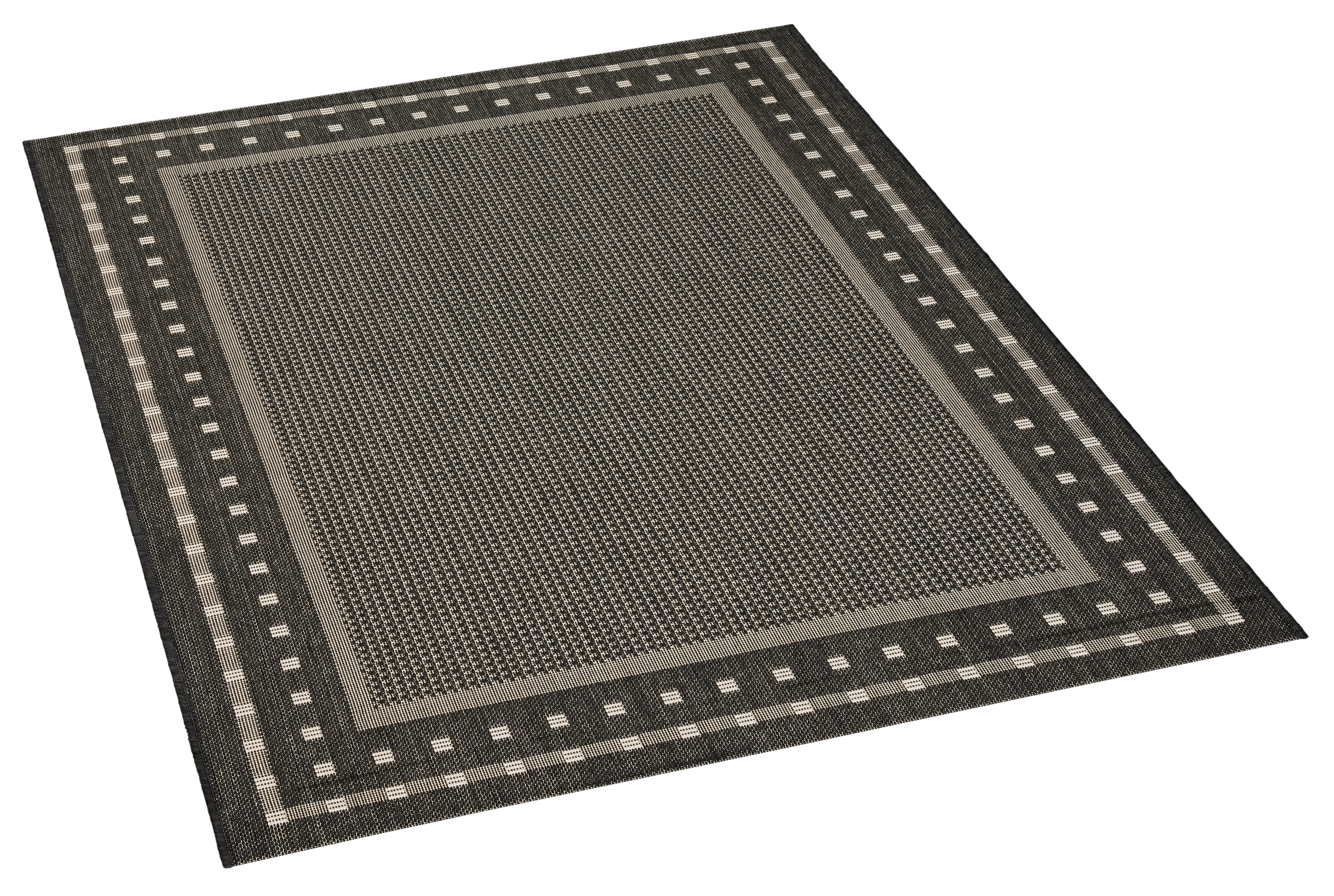 In-/Outdoor-Teppich Ambiente schwarz B/L: ca. 120x170 cm Ambiente - schwarz (120,00/170,00cm)