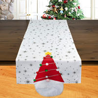 Tischläufer Tischläufer_Tannbaumwichtel 40x140 - creme/rot (40,00/140,00cm)