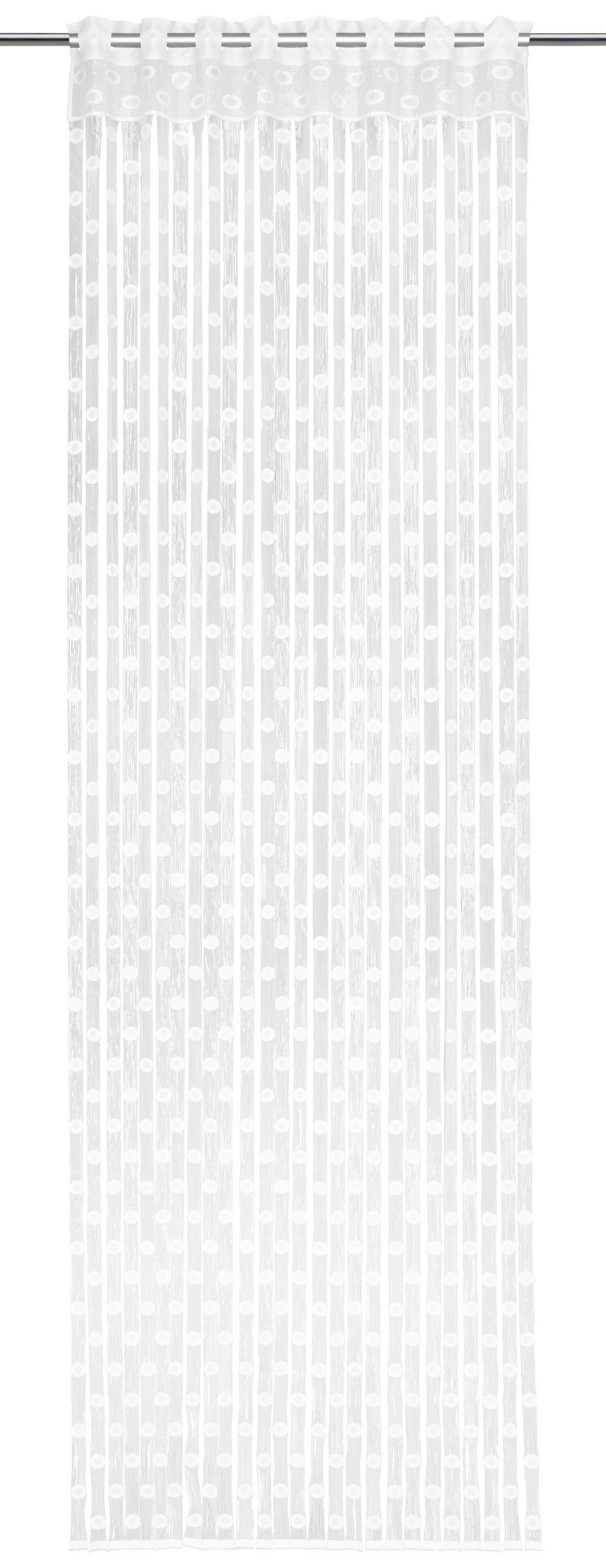 Fadenvorhang Tim weiß B/L: ca. 90x245 cm Tim - weiß (90,00/245,00cm) - POCOline