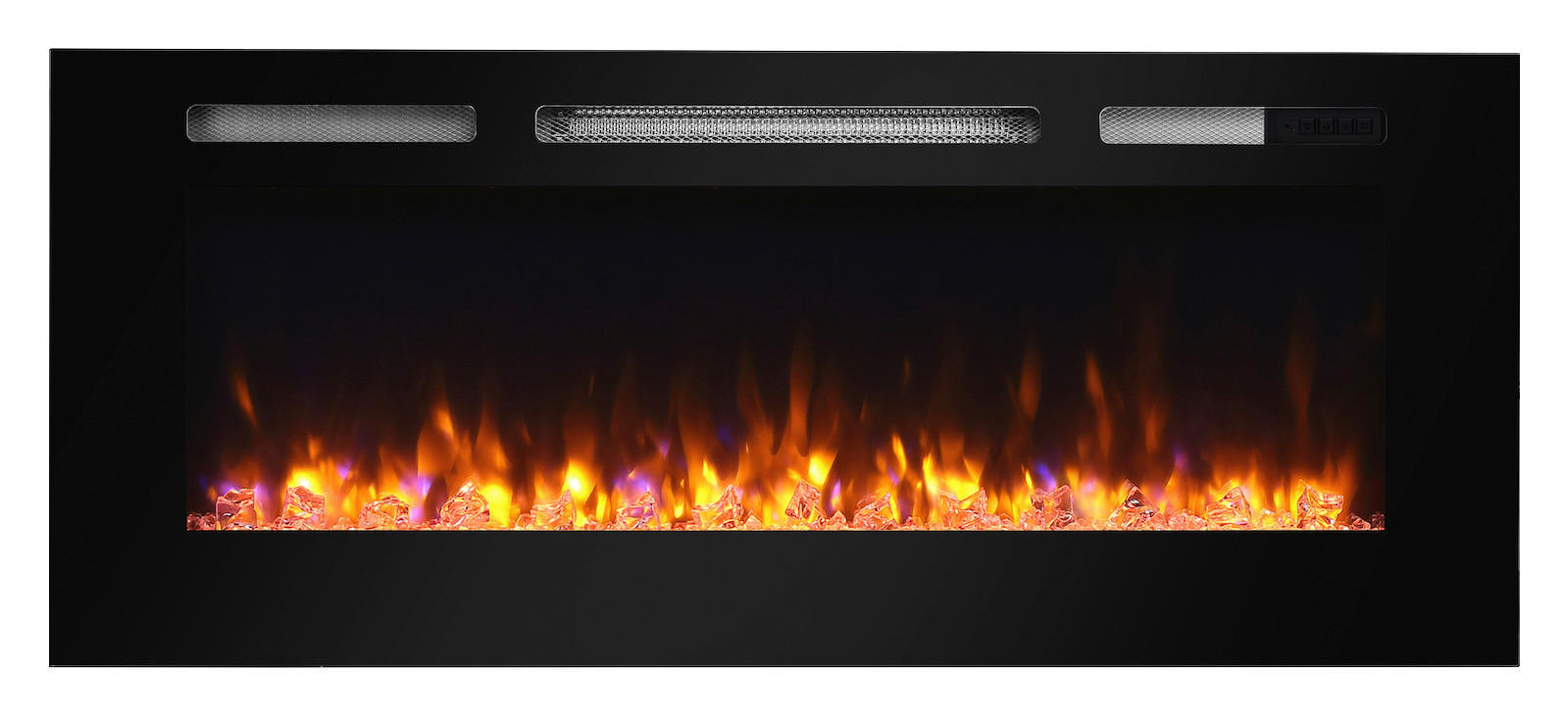 Balderia Einbaukamin Elektrischer-Kamin Fiamma 48" B/H/T: ca. 123x14,5x51,5 cm Elekt.-Kamin Fiamma 48" EF173D - (123,00/14,50/51,50cm) - Balderia