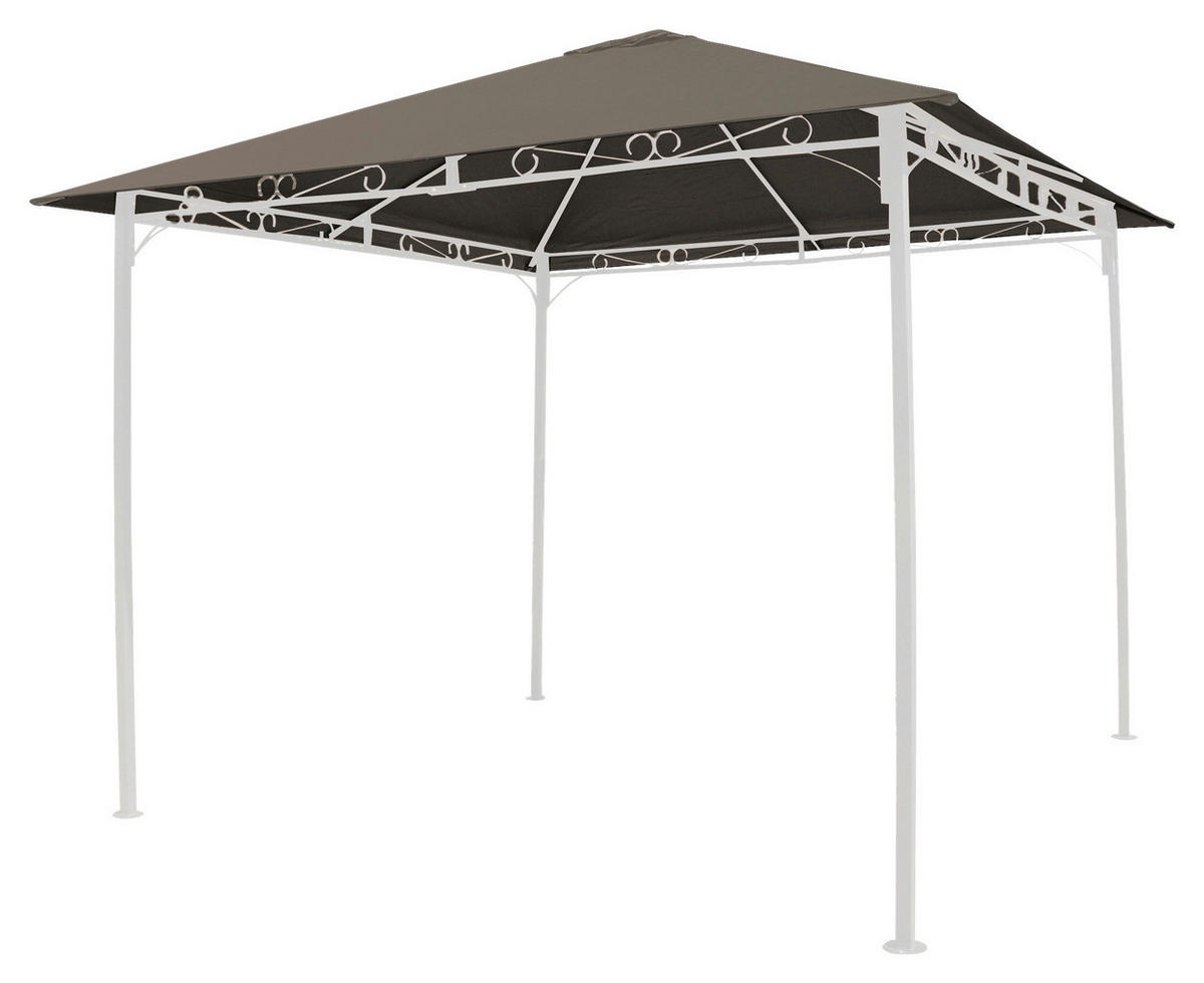 Grasekamp Universal Ersatzdach taupe Kunststoff B/T: ca. 293x293 cm Universal_Ersatzdach - taupe (293,00/293,00cm) - Grasekamp