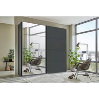 Schwebetürenschrank Chalet Graphit B/H/T: ca. 225x208x65 cm Chalet - Graphit (225,00/208,00/65,00cm)