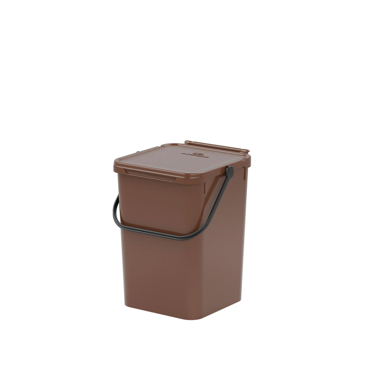 Eco-Logico Abfalleimer braun B/H/L: ca. 24x30x23,7 cm Abfalleimer 7l - braun (23,70/24,00/30,00cm) - Eco-Logico
