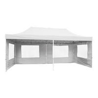 VCM Pavillon PROFI weiß Metall B/H/L: ca. 600x220x300 cm PROFI - weiß (300,00/600,00/220,00cm) - VCM