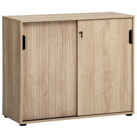 Aktenschrank Emmik weiß matt Eiche Eiche weiß Nachbildung B/H/T: ca. 100,1x83,6x41 cm Emmik - Eiche/weiß (100,10/83,60/41,00cm) - Möbelpartner