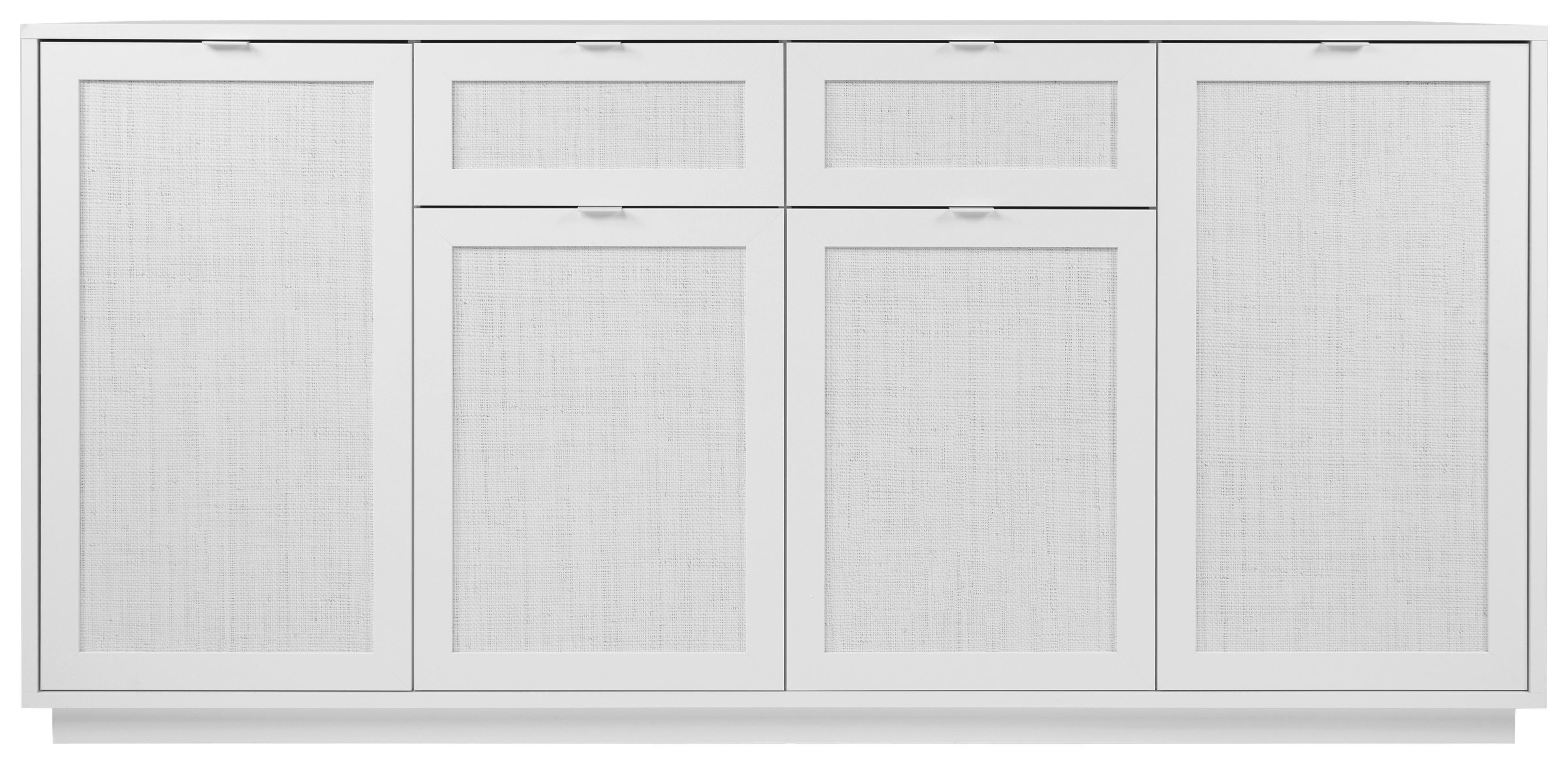 Sideboard Flores weiß B/H/T: ca. 180x87x40 cm Flores - weiß (180,00/87,00/40,00cm)