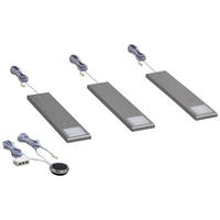 HÖLSCHER LED-Leuchten Cabinet Alu Alu B/H/T: ca. 18,5x1x10 cm Cabinet - weiß/Alu (18,50/1,00/10,00cm) - Hölscher