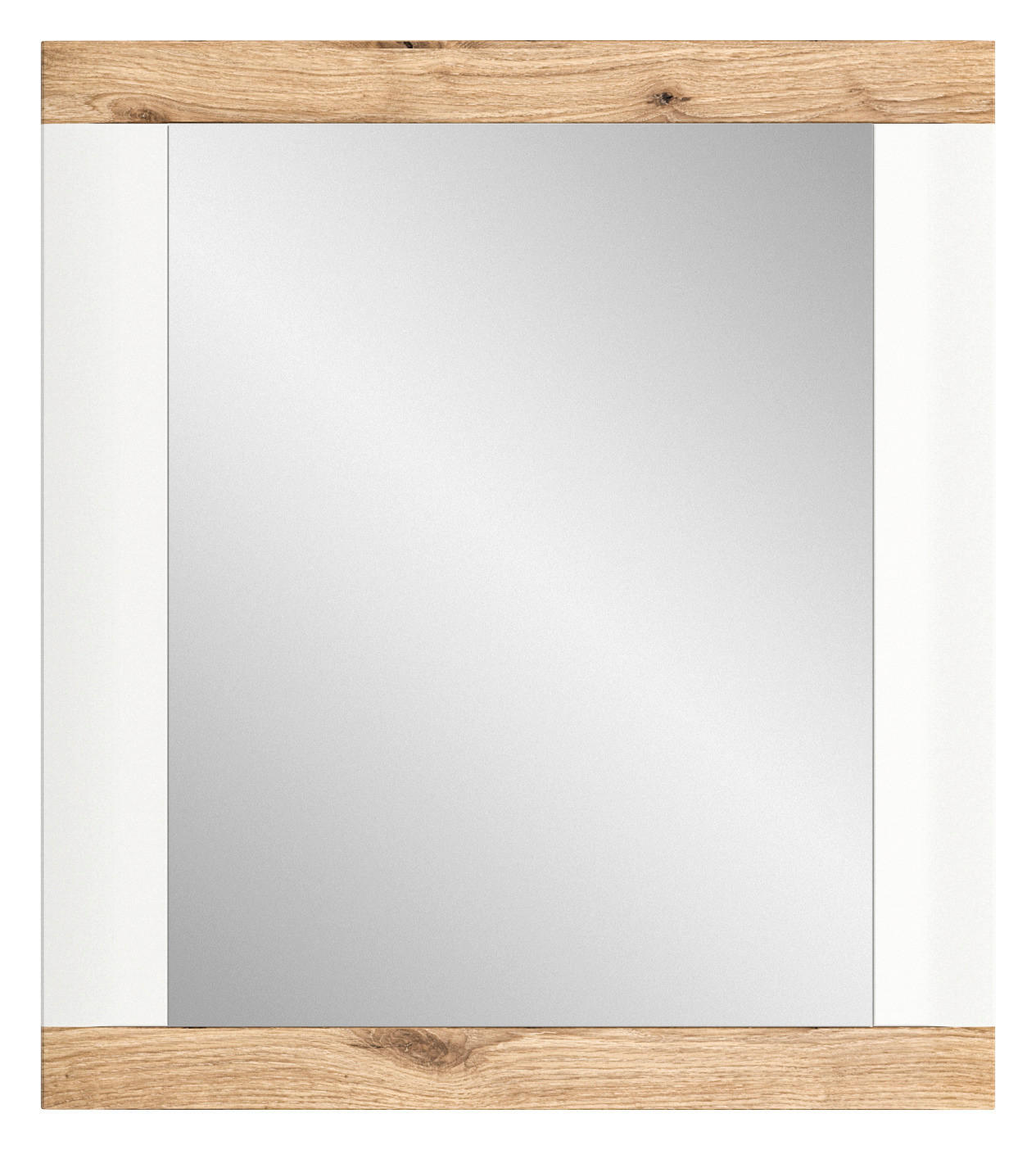 Garderobenspiegel LAREDO weiß matt MDF B/H/T: ca. 73x82x2 cm LAREDO - weiß (73,00/82,00/2,00cm) - xonox.home