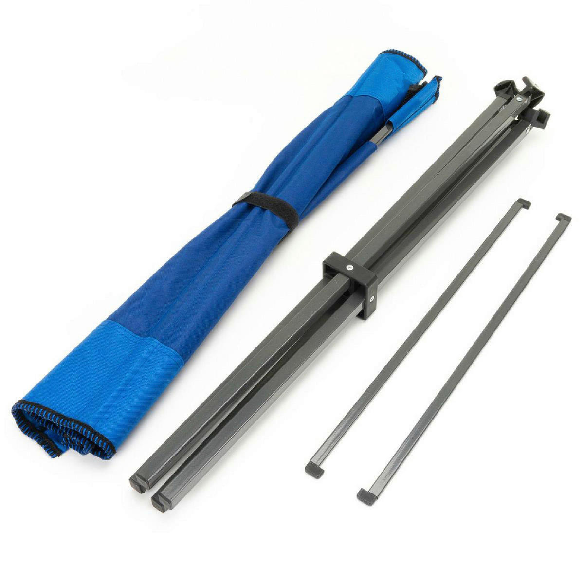 VCM Campingtisch blau Polyester-Mischgewebe B/H/L: ca. 50x50x80 cm Campingtisch - blau/grau (80,00/50,00/50,00cm) - VCM