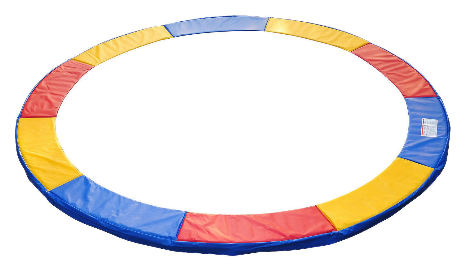 HOMCOM Trampolin blau D: ca. 244 cm Trampolin_Randabdeckung - blau/gelb (244,00cm) - HOMCOM