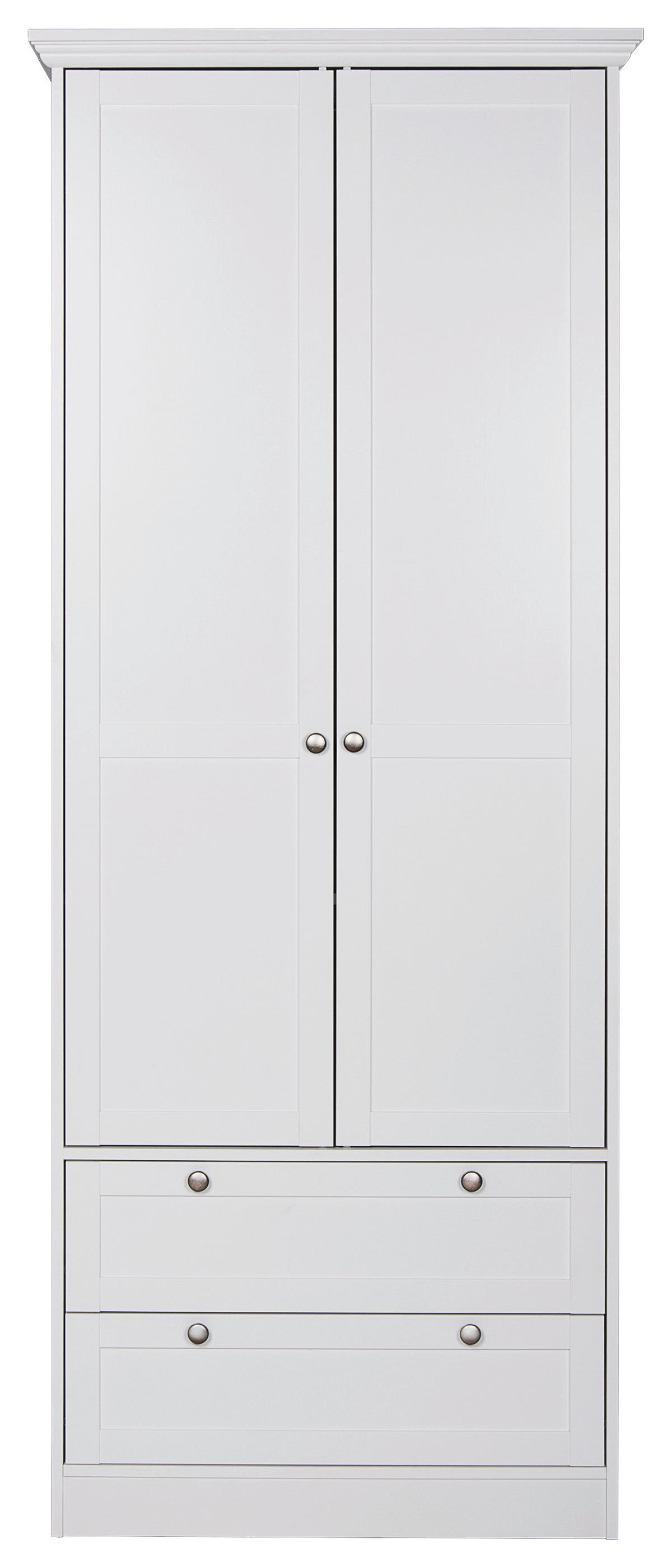 Kleiderschrank Landwood weiß B/H/T: ca. 80x200x51 cm Landwood - weiß (80,00/200,00/51,00cm)