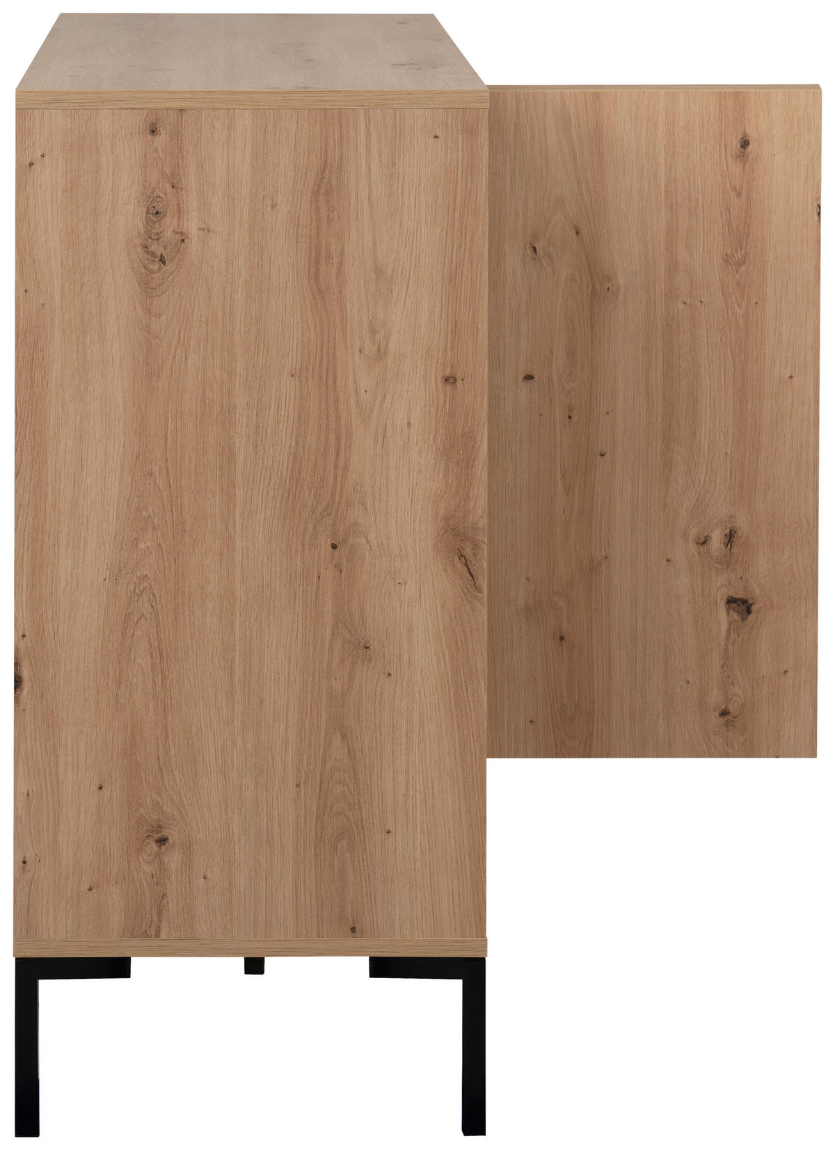 Kommode Korsika Eiche Artisan Nachbildung B/H/T: ca. 120x87x40 cm Korsika - Eiche (120,00/87,00/40,00cm)