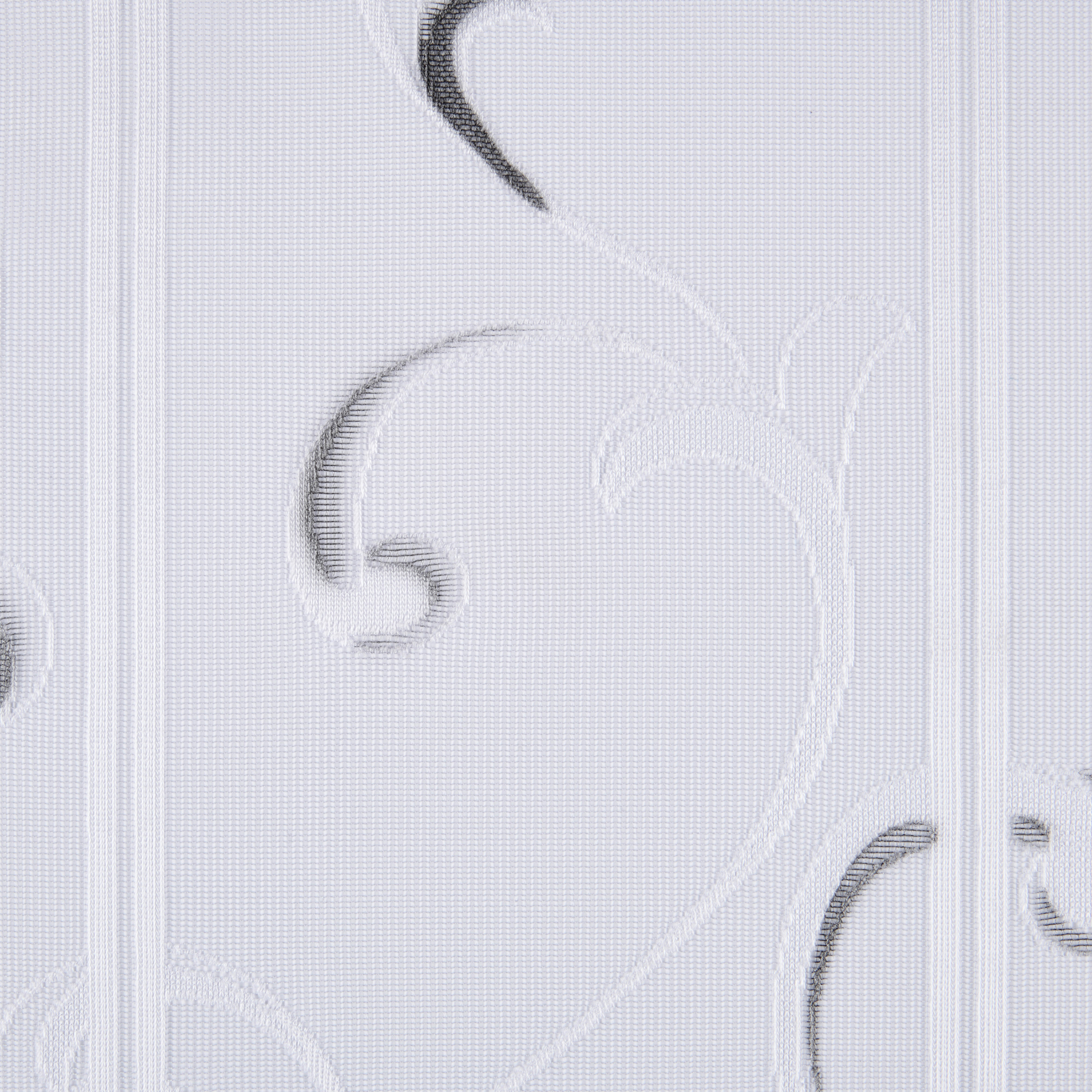 Scheibengardinen-Meterware schwarz H: ca. 60 cm Scheibengardine - schwarz (60,00cm)