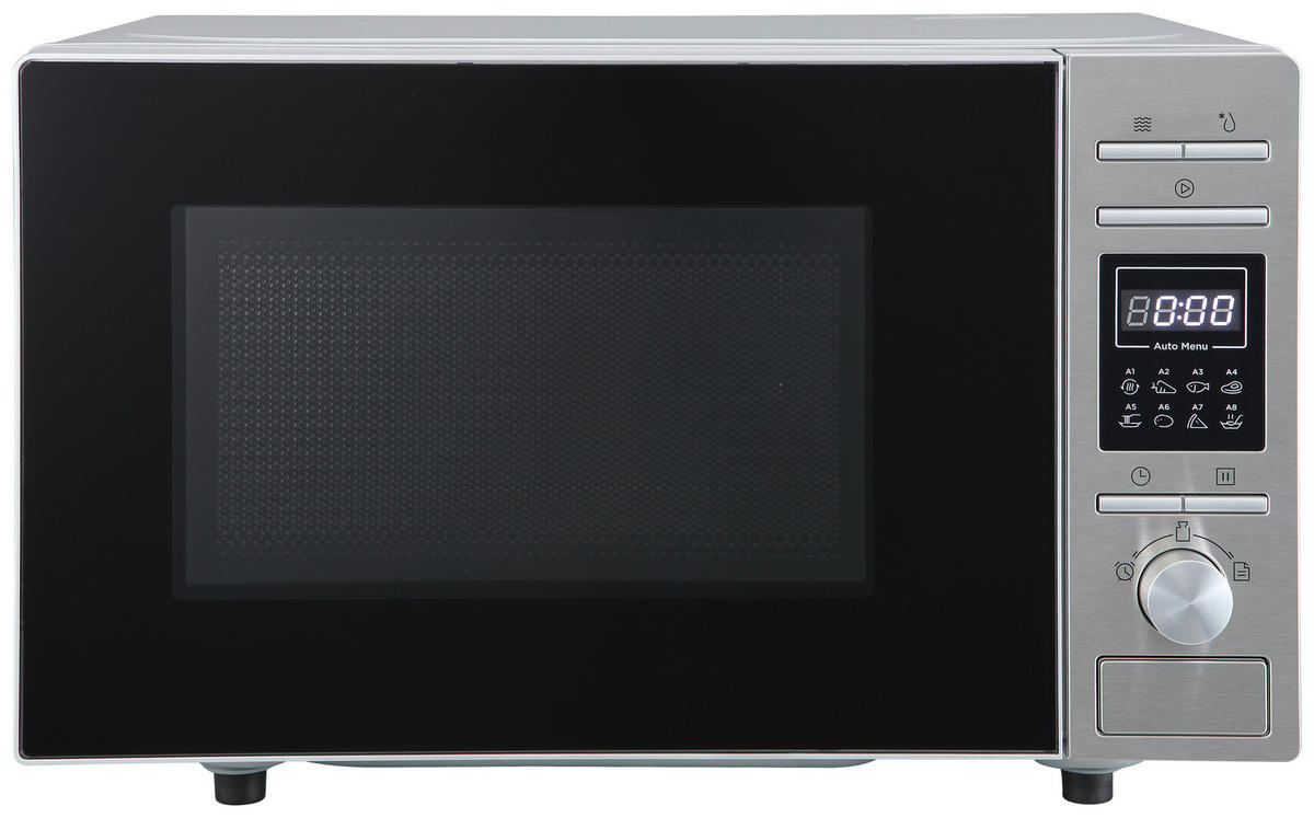 POCOline Mikrowelle silber Metall B/H/L: ca. 36,2x29,7x44 cm ca. 20 l Mikrowelle_Manila - silber (44,00/36,20/29,70cm) - POCOline