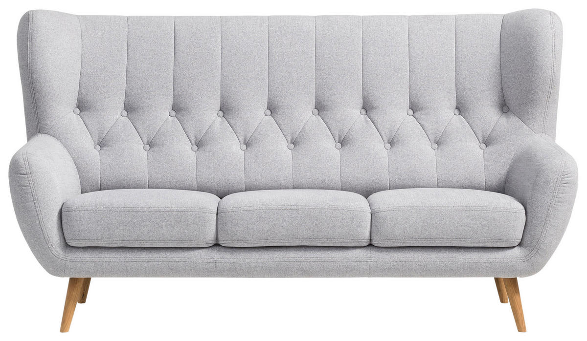 Sofa Falun hellgrau B/H/T: ca. 187x101x95 cm Falun - hellgrau (187,00/101,00/95,00cm)