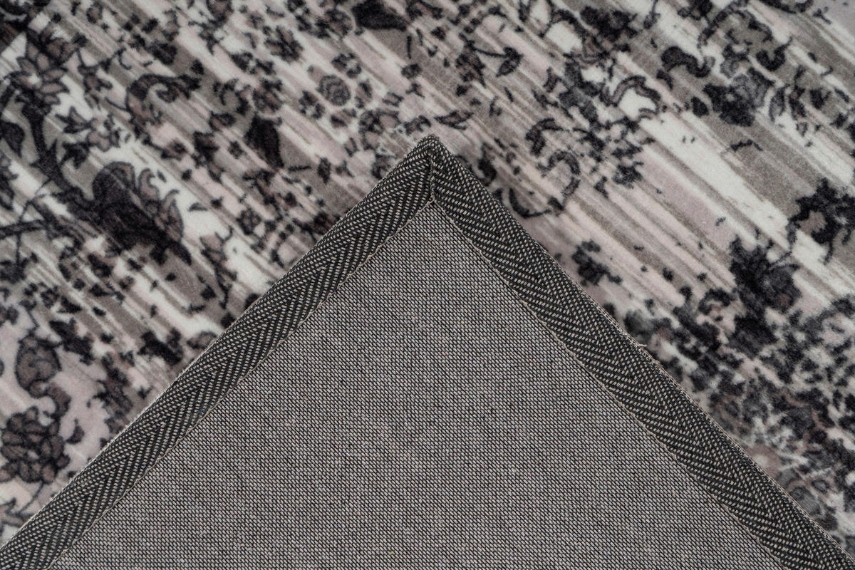 360Living Teppich Saphira grau B/L: ca. 160x230 cm Saphira - grau (160,00/230,00cm) - 360Living