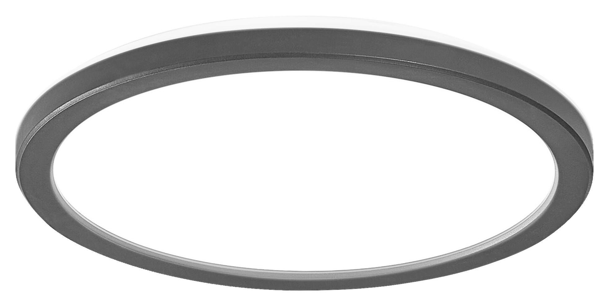 LEDVANCE Deckenleuchte Orbis 752863 schwarz weiß Kunststoff H/D: ca. 2,7x23,5 cm Orbis Ultra Slim - weiß/schwarz (23,50/2,70cm) - LEDVANCE
